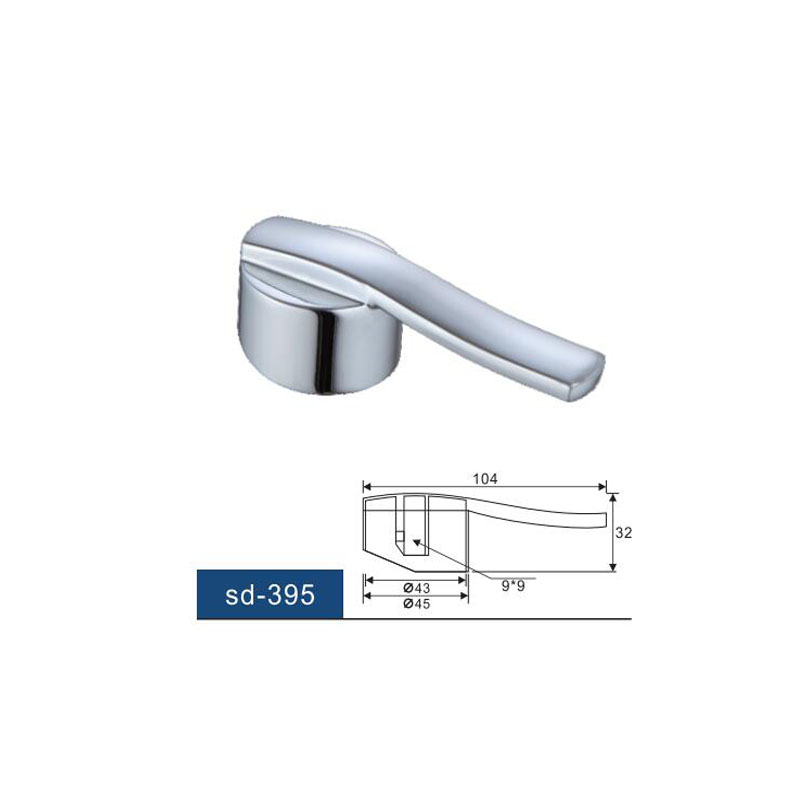 Faucet Lever Handle 35mm Cartridge Zinc Alloy Single Lever Handle Replacement
