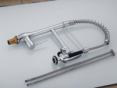 Kitchen Faucet with Spring Pull Down Sprayer