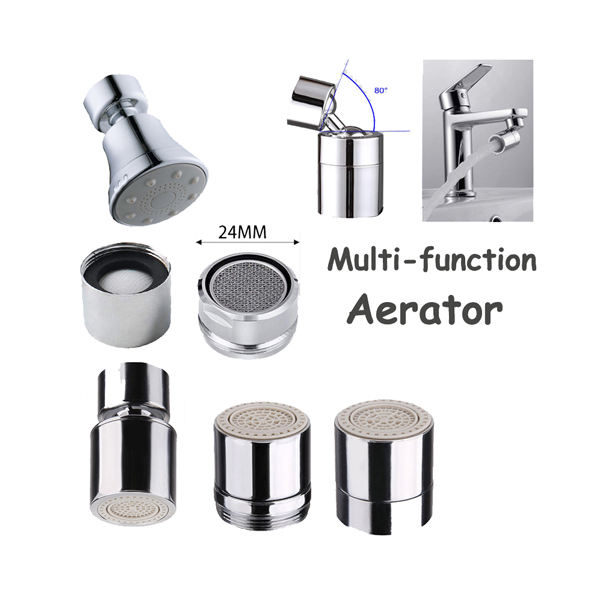 What is a faucet aerator? what's the effect?